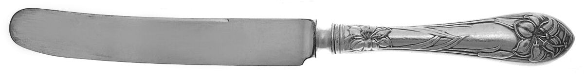 Easter Lily (Silverplate, 1907) Old French Hollow Knife with Bolster by Alvin-1