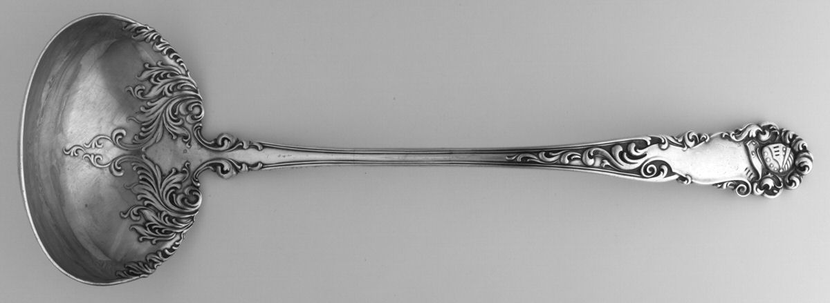 Edward VII (Sterling, 1899) Solid Soup Ladle by Alvin-1
