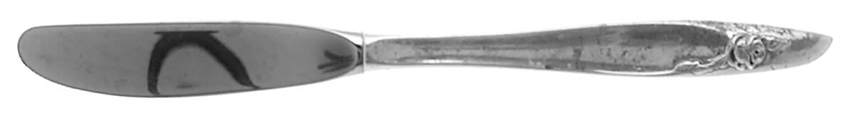 Eternal Rose (Sterling, 1963) Modern Hollow Butter Spreader (Stainless) by Alvin-1