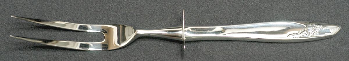 Eternal Rose (Sterling, 1963) Carving Fork Small with Stainless Prongs HC by Alvin-1