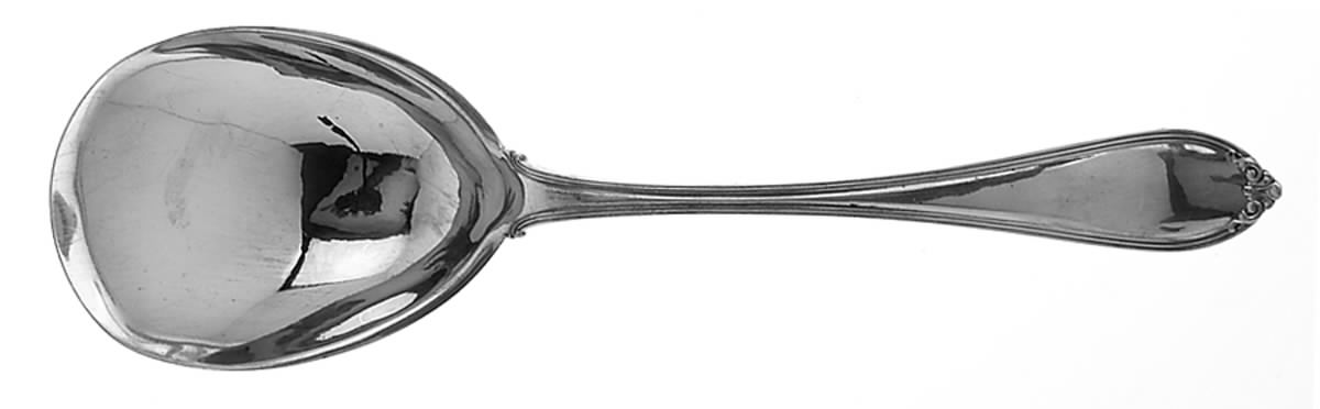 Evangeline (Sterling, 1907) Solid Salad Serving Spoon by Alvin-1