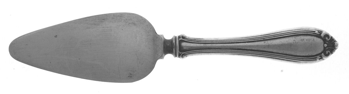 Evangeline (Sterling, 1907) Cheese Server with Silverplate Blade by Alvin-1