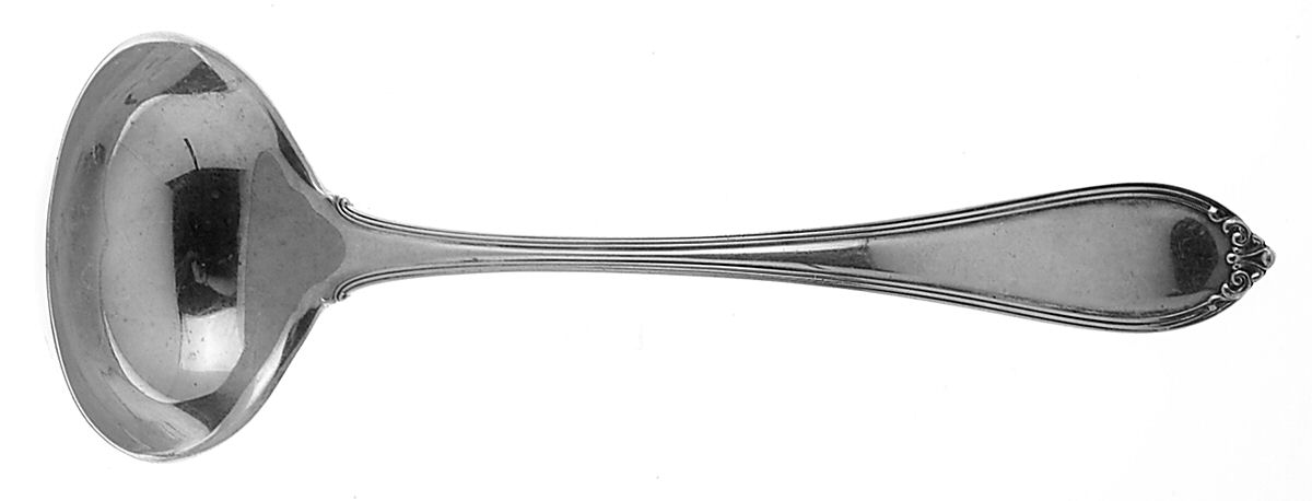 Evangeline (Sterling, 1907) Solid Gravy Ladle by Alvin-1