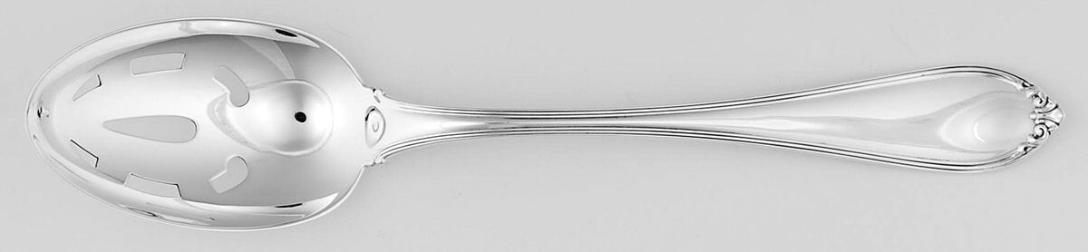 Evangeline (Sterling, 1907) Pierced Tablespoon (Serving Spoon) by Alvin-1