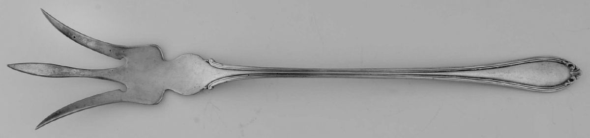 Evangeline (Sterling, 1907) Large Lettuce Serving Fork by Alvin-1