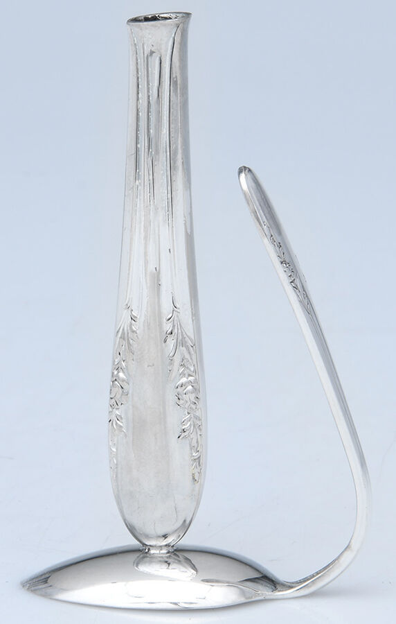 Fashion Lane (Silverplate, 1940) Bud Vase Solid with Handle HC by Alvin-1