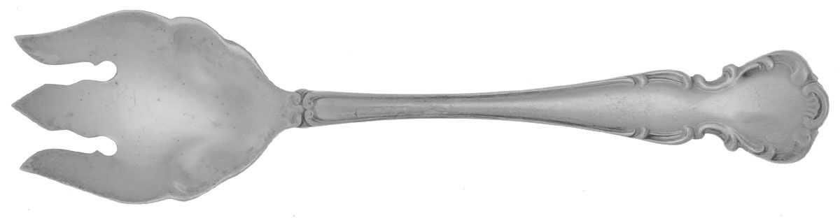 Flanders-Old (Sterling, 1900, No Monograms) Ice Cream Fork by Alvin-1