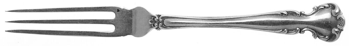 Flanders-Old (Sterling, 1900, No Monograms) Strawberry Fork by Alvin-1