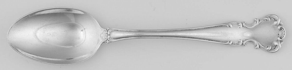 Flanders-Old (Sterling, 1900, No Monograms) Dessert/Oval Soup Spoon by Alvin-1
