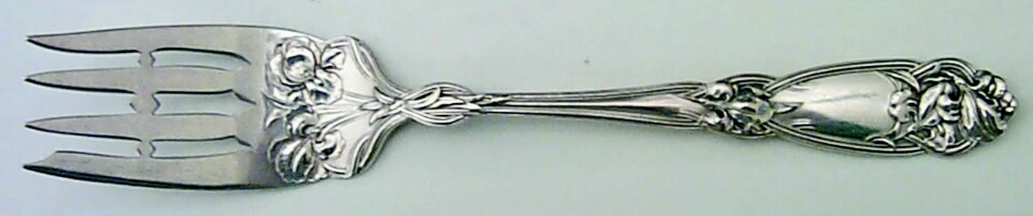 Fleur De Lis (Sterling, 1907) Individual Salad Fork by Alvin-1