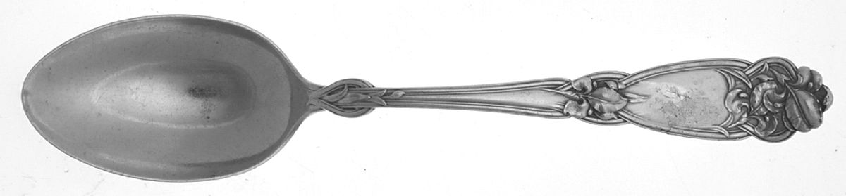 Fleur De Lis (Sterling, 1907) Dessert/Oval Soup Spoon by Alvin-1
