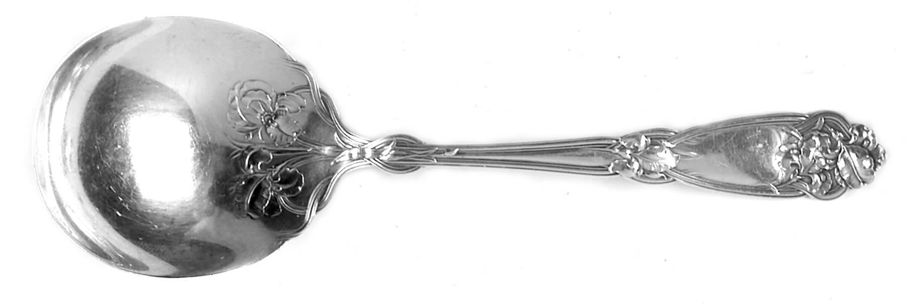Fleur De Lis (Sterling, 1907) Preserve Spoon by Alvin-1