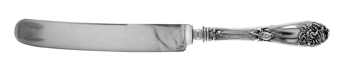 Fleur De Lis (Sterling, 1907) Old French Hollow Knife with Bolster by Alvin-1