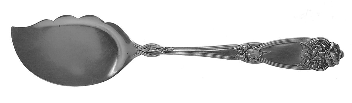 Fleur De Lis (Sterling, 1907) Large Solid Jelly Server by Alvin-1