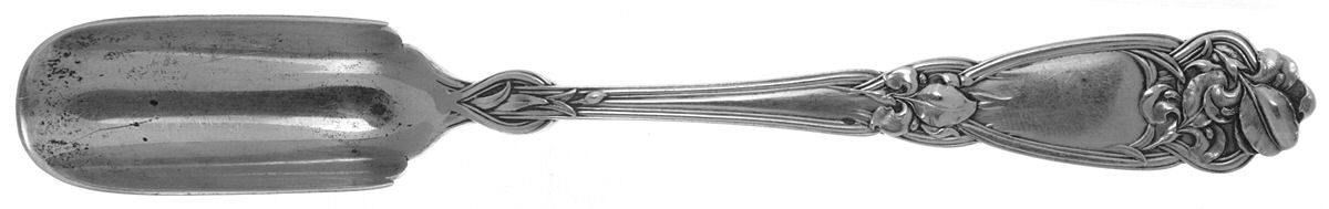 Fleur De Lis (Sterling, 1907) Solid Cheese Scoop by Alvin-1