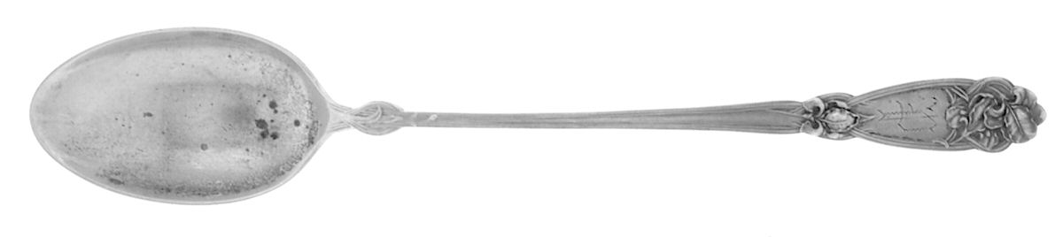 Fleur De Lis (Sterling, 1907) Parfait Spoon (Solid Piece) by Alvin-1