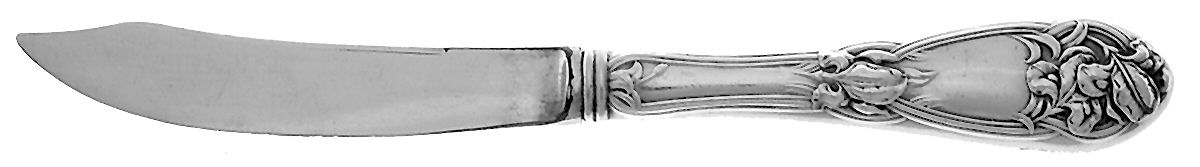 Fleur De Lis (Sterling, 1907) Individual Fruit Knife with Silverplate Blade by Alvin-1