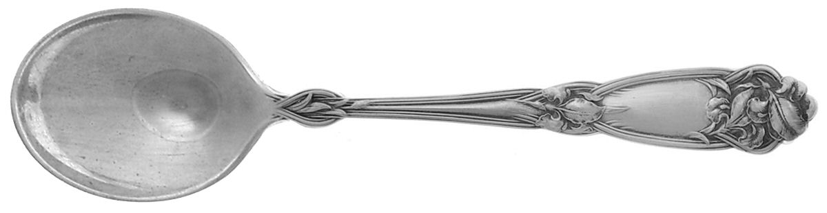 Fleur De Lis (Sterling, 1907) Large Chocolate Spoon by Alvin-1