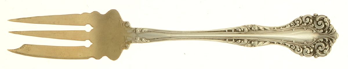 Florentine (Sterling, 1900) Individual Pie Fork by Alvin-1