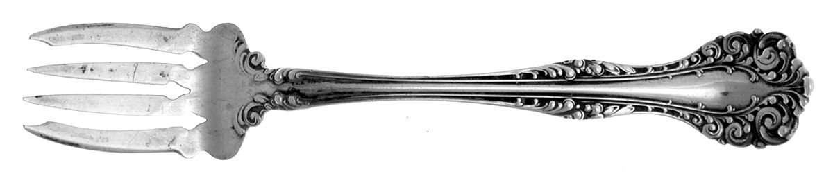 Florentine (Sterling, 1900) Pastry Fork by Alvin-1