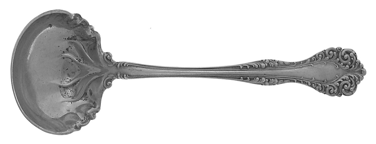 Florentine (Sterling, 1900) Solid Gravy Ladle by Alvin-1