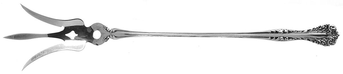 Florentine (Sterling, 1900) Large Lettuce Serving Fork by Alvin-1