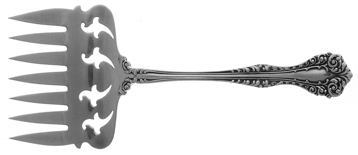 Florentine (Sterling, 1900) Small Solid Tined Sardine Serving Fork by Alvin-1