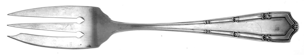 Francis I (Sterling, 1910, No Monograms) Individual Pie Fork by Alvin-1