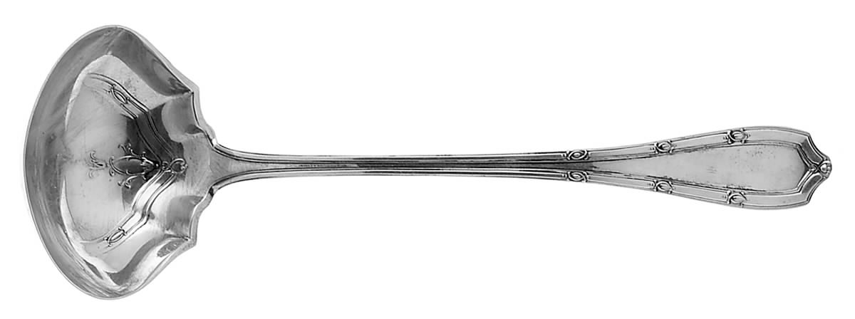 Francis I (Sterling, 1910, No Monograms) Solid Gravy Ladle by Alvin-1