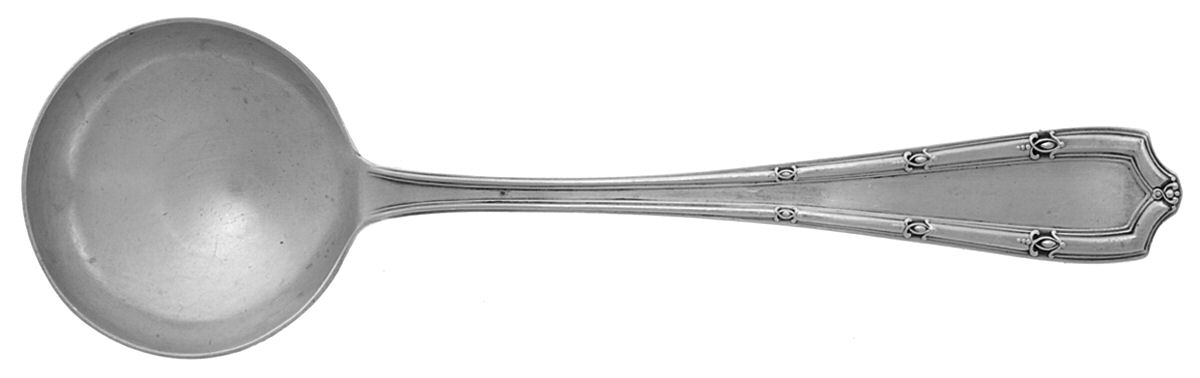 Francis I (Sterling, 1910, No Monograms) Round Bowl Soup Spoon (Bouillon) by Alvin-1