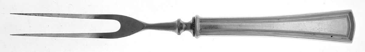 George Washington (Silverplate, 1913) Small Steak Carving Fork with Stainless Prongs by Alvin-1