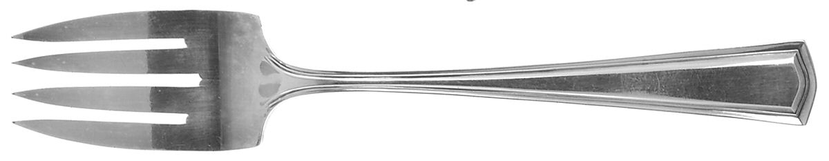 George Washington (Silverplate, 1913) Small Solid Cold Meat Serving Fork by Alvin-1