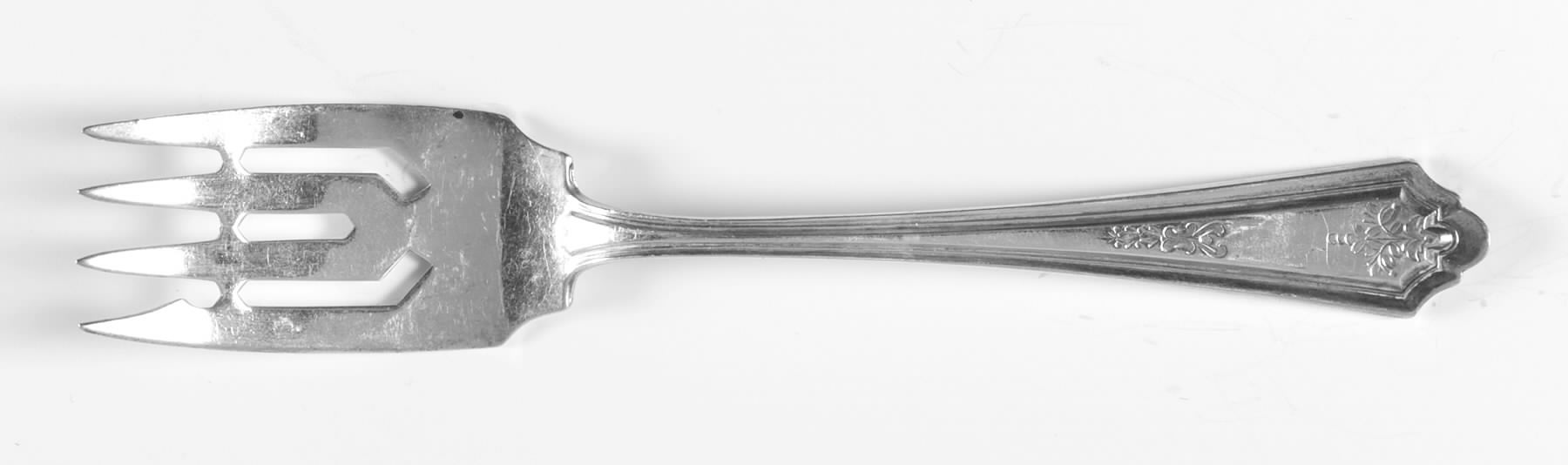 Hamilton Engraved (Sterling, 1910) Individual Salad Fork by Alvin-1