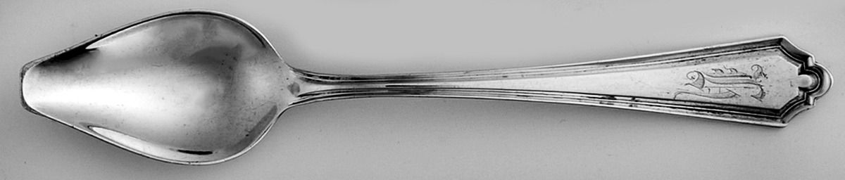 Hamilton (Sterling, 1910) Individual Pap/Fruit Spoon by Alvin-1