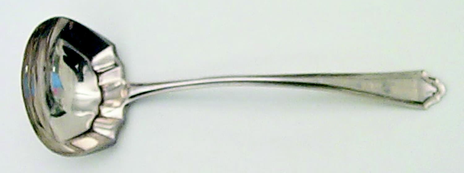 Hamilton (Sterling, 1910) Solid Piece Cream Ladle by Alvin-1
