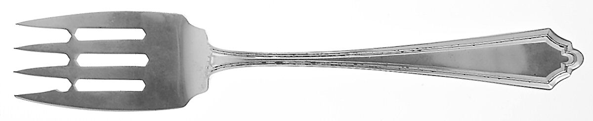 Hamilton (Sterling, 1910) Medium Solid Cold Meat Serving Fork by Alvin-1