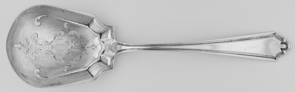 Hamilton (Sterling, 1910) Ice Serving Spoon Large by Alvin-1