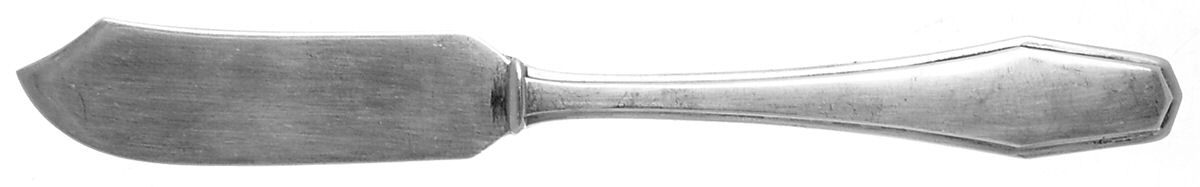Hampton (Sterling, 1910-1912) Flat Handle Butter Spreader by Alvin-1