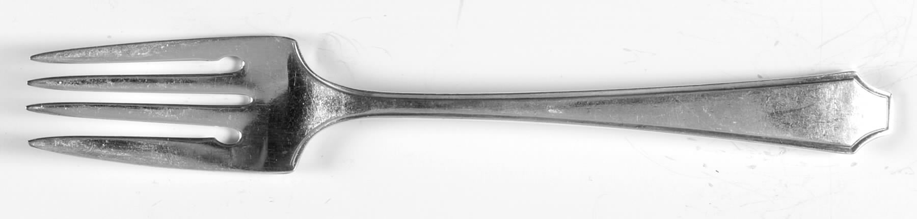 Jenny Lind (Sterling, 1920, No Monograms) Individual Salad Fork by Alvin-1