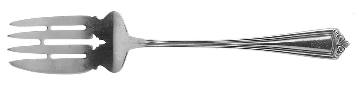 Josephine (Sterling, 1910) Large Solid Cold Meat Serving Fork by Alvin-1