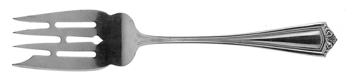 Josephine (Sterling, 1910) Small Solid Cold Meat Serving Fork by Alvin-1