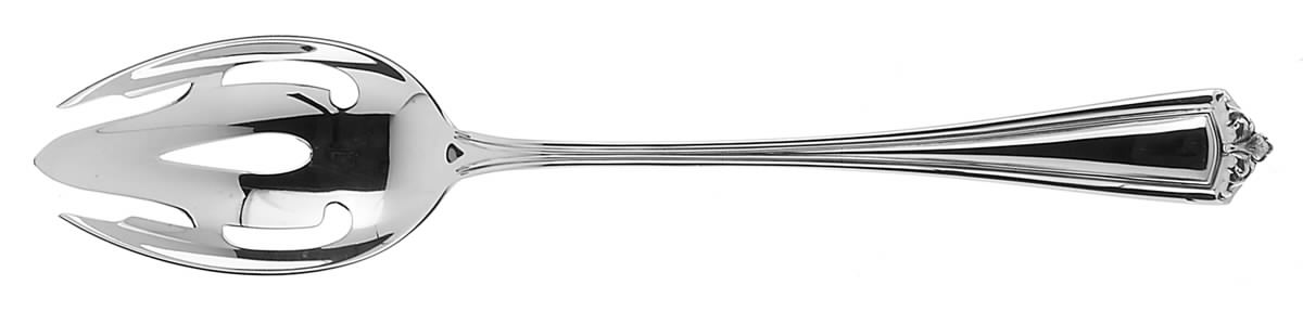 Josephine (Sterling, 1910) Pierced Tablespoon (Serving Spoon) by Alvin-1