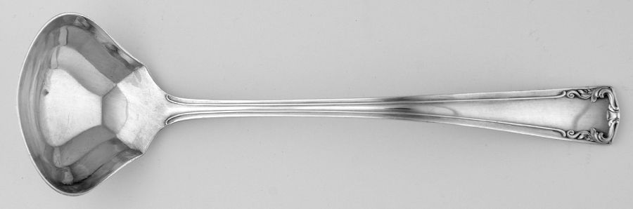 Lafayette (Silverplate, 1915) Solid Piece Cream Ladle by Alvin-1