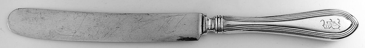 Lexington (Silverplate, 19o9) Monogramed Old French Hollow Knife by Alvin-1