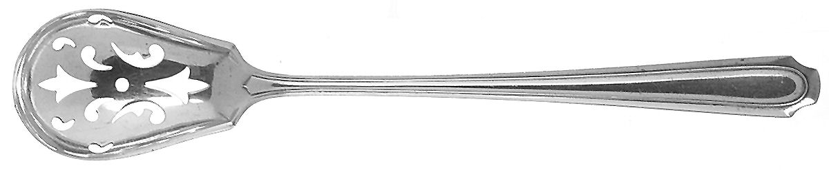 Lorna Doone (Sterling, 1925) Pierced Bowl Short Handle Olive Spoon by Alvin-1