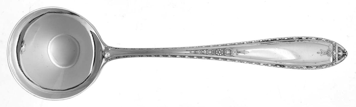 Louisiana (Silverplate, 1924) Round Bowl Soup Spoon (Bouillon) by Alvin-1