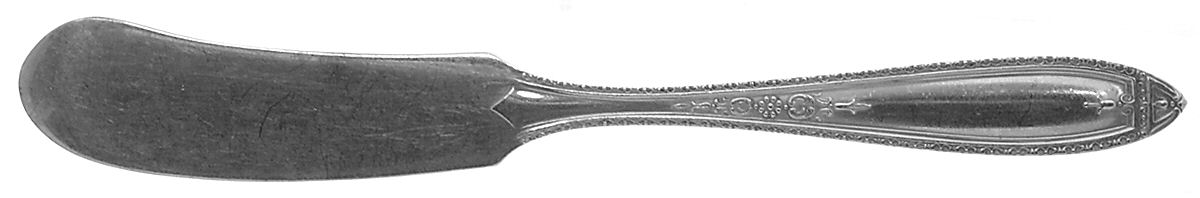 Louisiana (Silverplate, 1924) Flat Handle Butter Spreader by Alvin-1