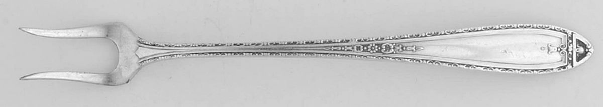 Louisiana (Silverplate, 1924) Short Handle Pickle/Olive Fork by Alvin-1