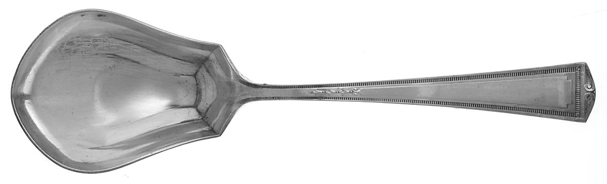 Luxor (Silverplate, 1924, No Monograms) Large Solid Berry/Casserole Spoon by Alvin-1