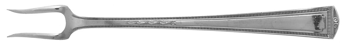 Luxor (Silverplate, 1924, No Monograms) Short Handle Pickle/Olive Fork by Alvin-1